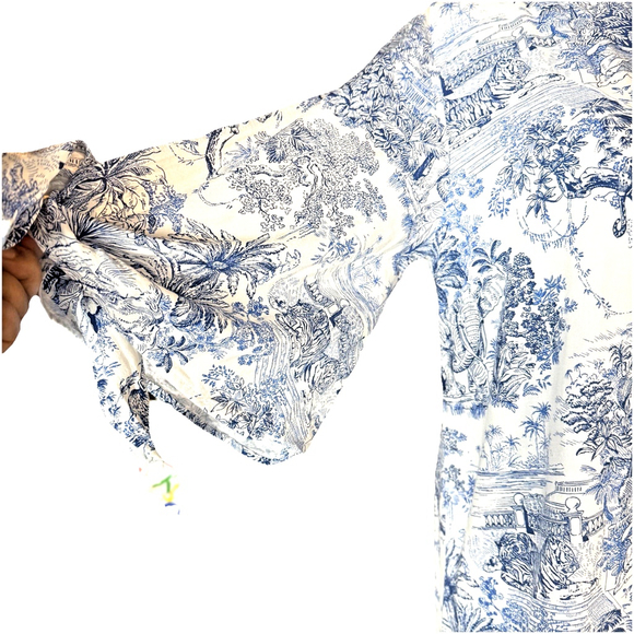 H&M Toile de Jouy Dress size 4 - Picture 9 of 12